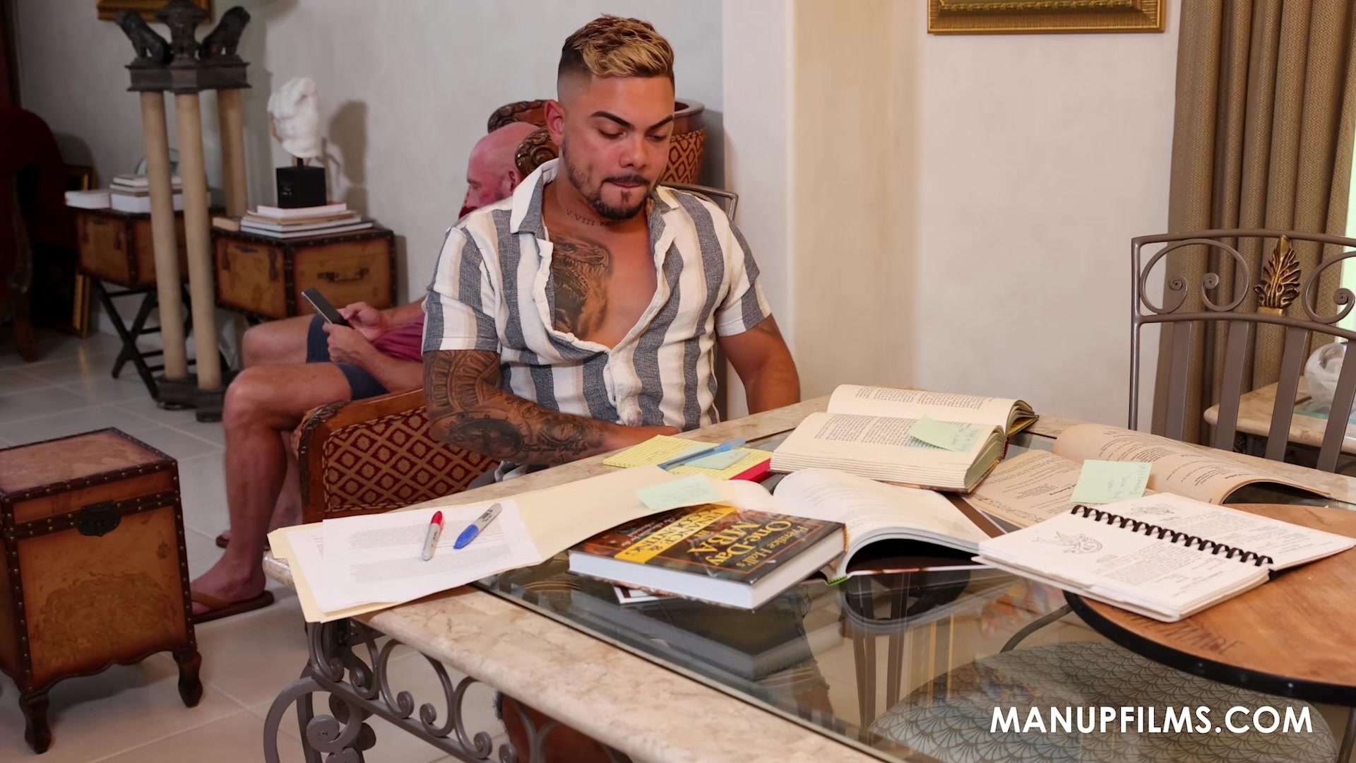 Blowjob Studies with Ray Boogie, Killion Knox for ManUpFilms