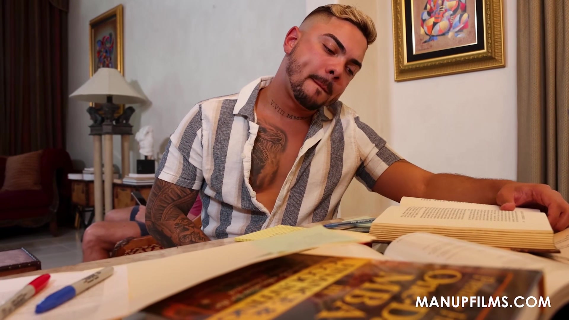 Blowjob Studies with Ray Boogie, Killion Knox for ManUpFilms