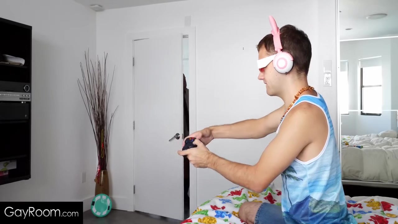 Gamer Stepson Rides Stepdads Black Cock