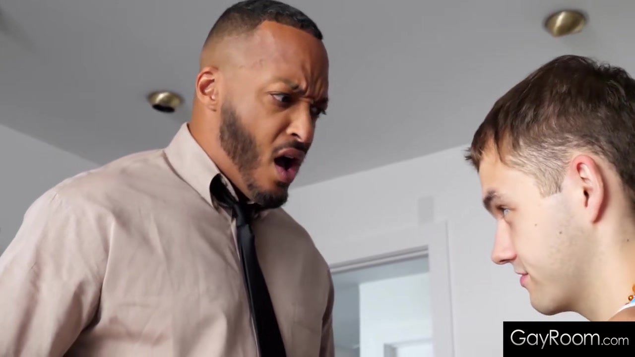 Gamer Stepson Rides Stepdads Black Cock