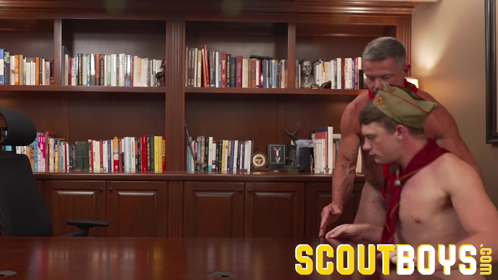 ScoutBoys Hung Scoutmaster Reece Scott barebacks pretty twink hard