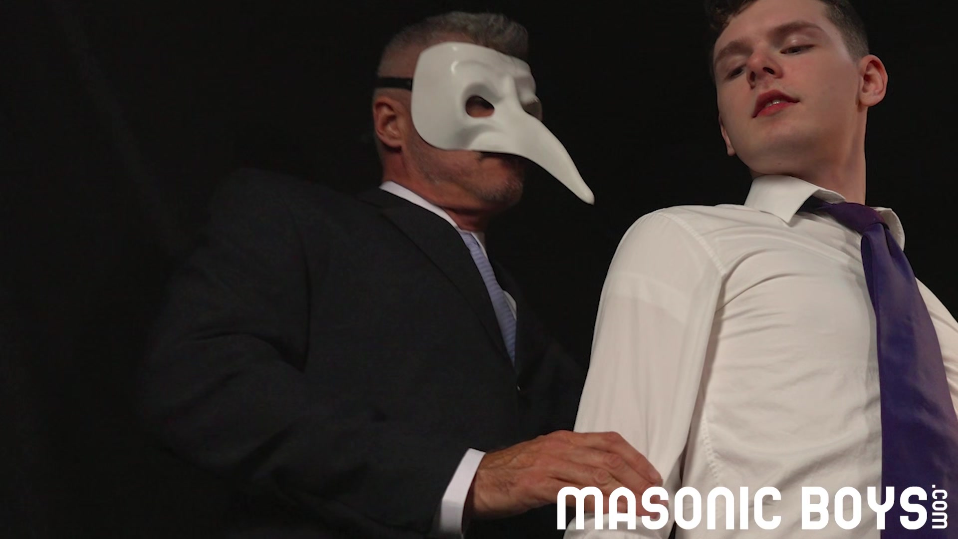 MasonicBoys Silver fox Dillon Stone fucks smooth innocent cutie raw