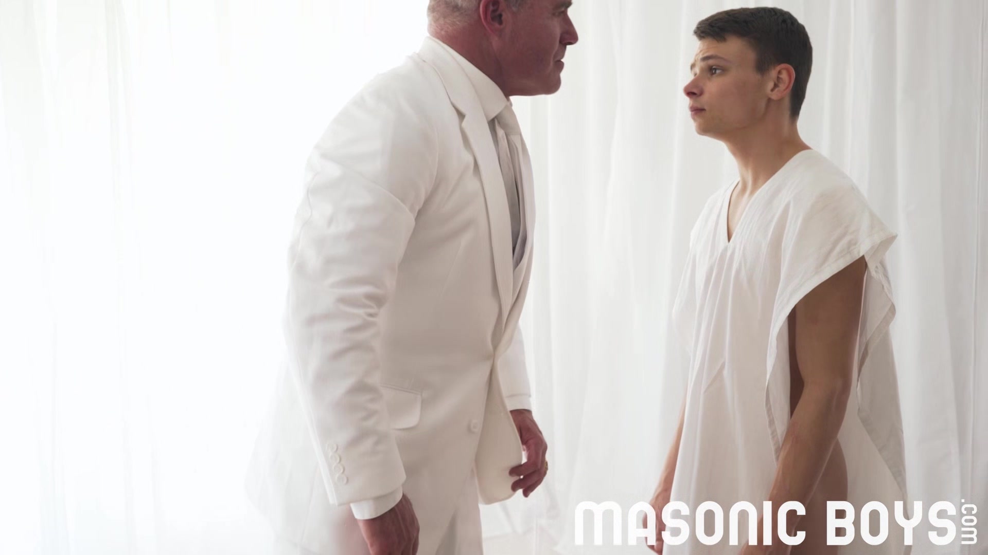 MasonicBoys Ravenous DILF holy man Dale Savage eats out twink anus