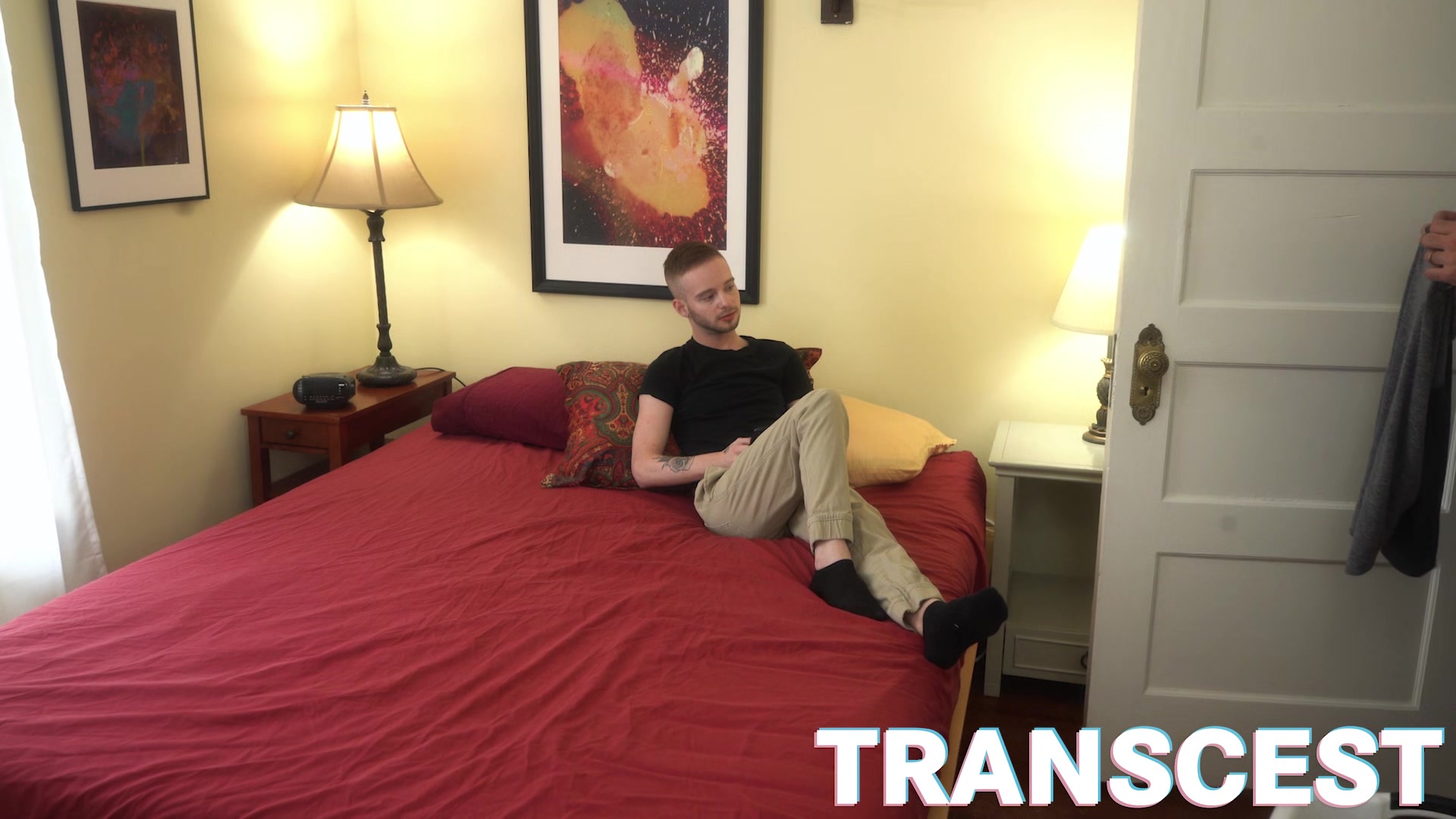 Transcest Reese Rideout verbal raw fuck with horny gay FTM