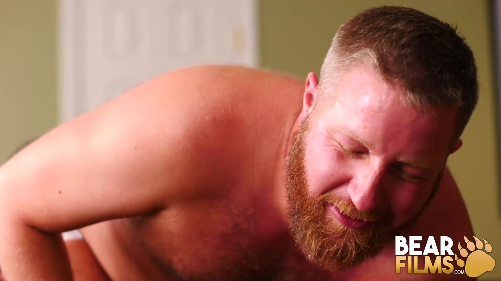 BEARFILMS Chubby Bear Ronan Delaney Barebacked By Brad Kalvo