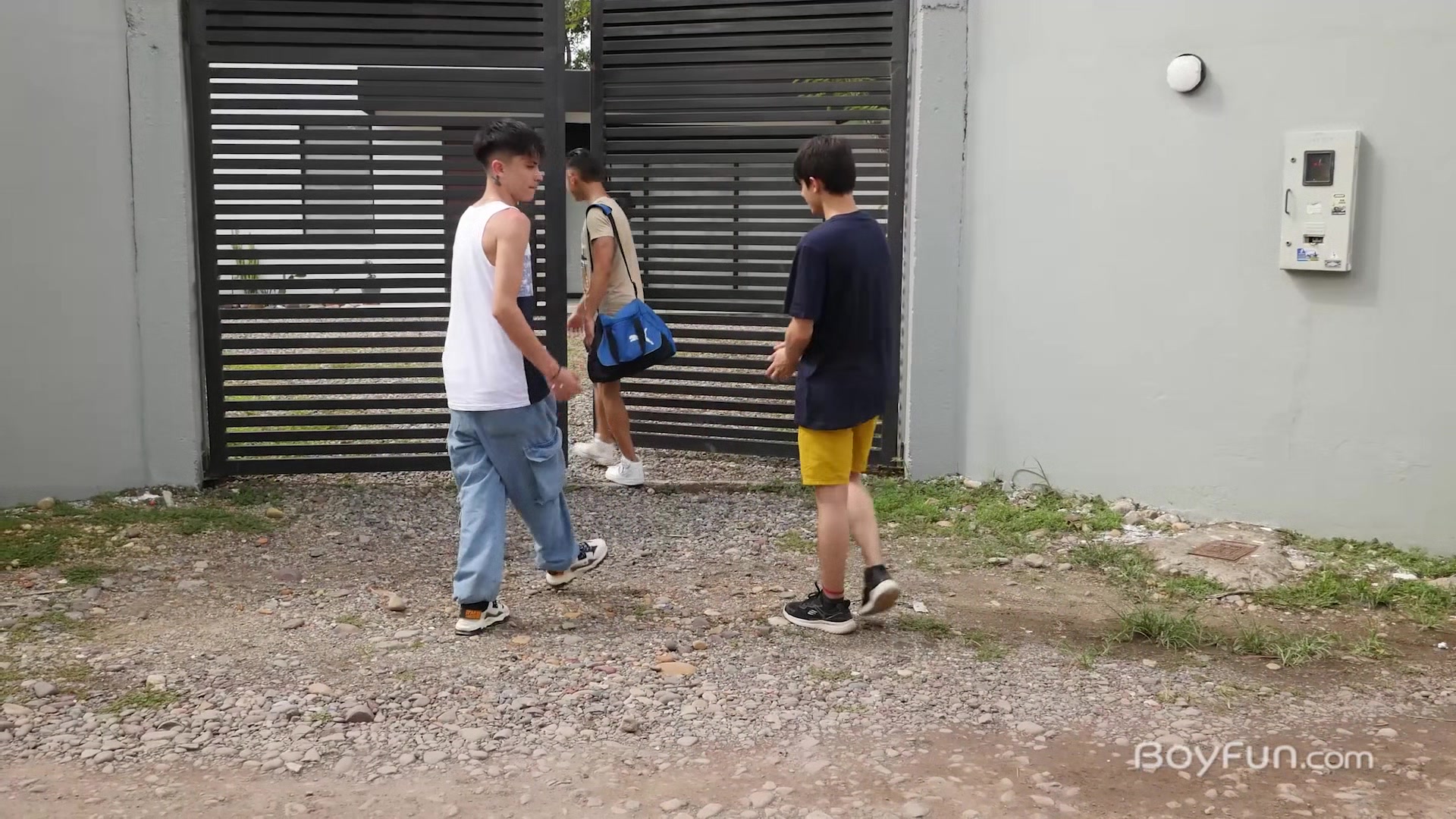 Twink Hole Hotel Threesome - BoyFun