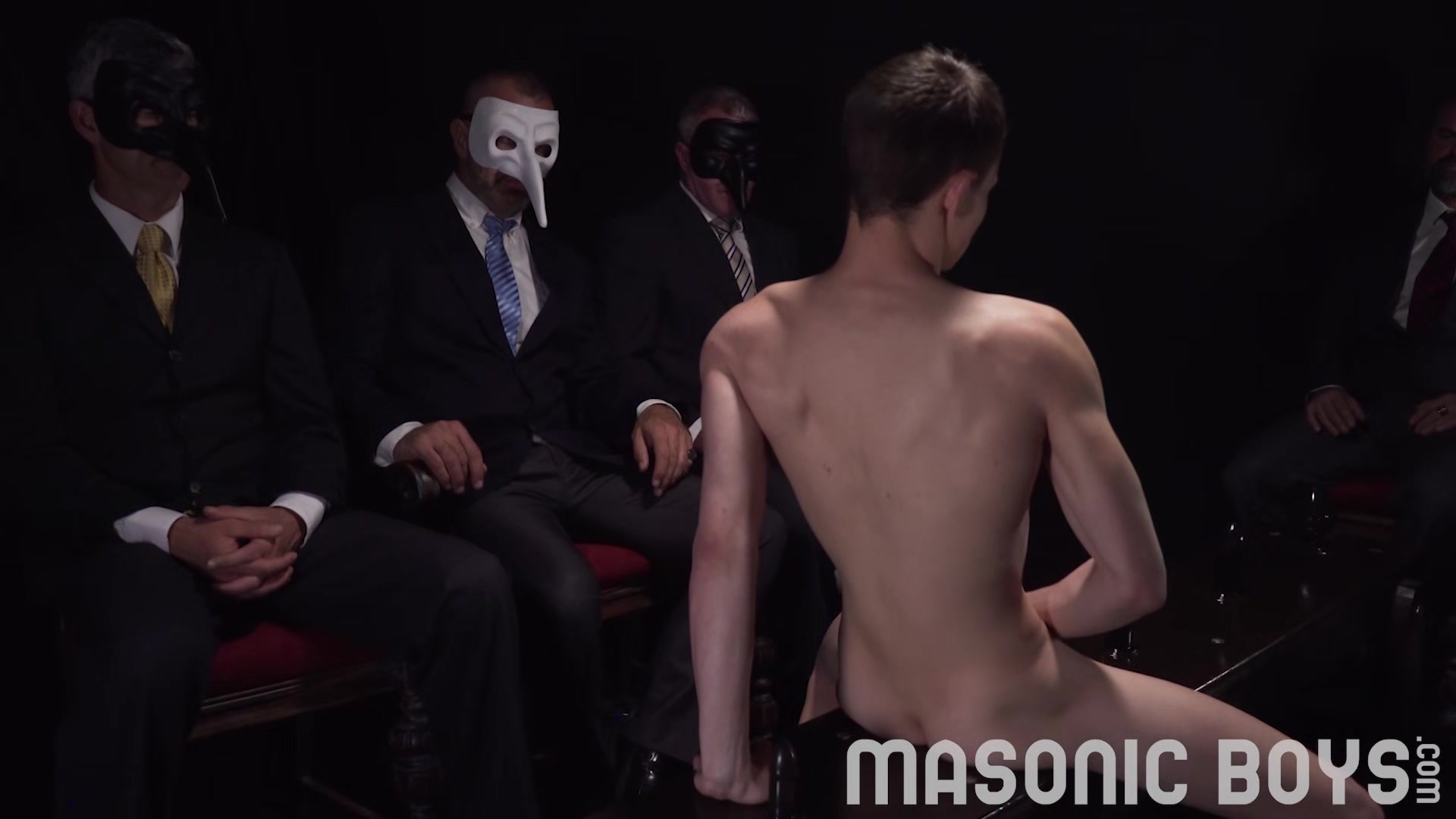 MasonicBoys Church lad Austin Young brutally fucked by hot holy DILF