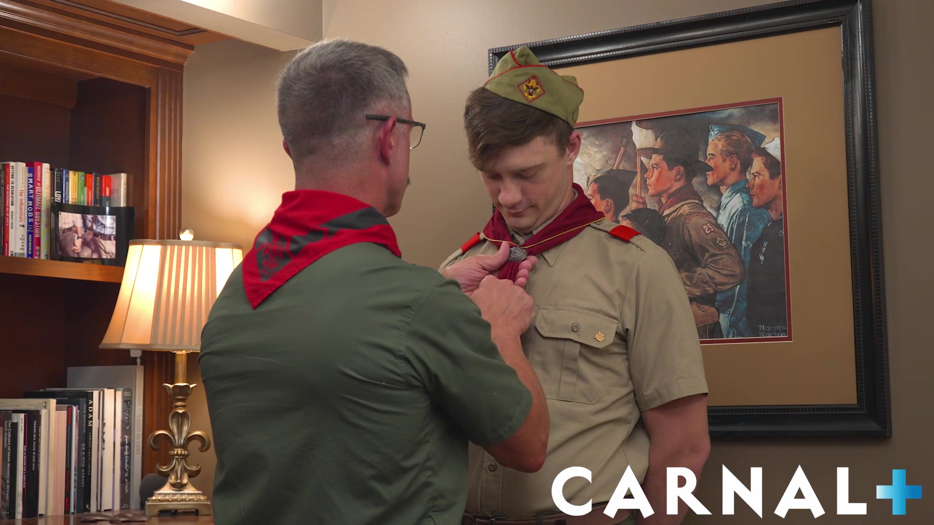 ScoutBoys Cute scout Cole Blue seduced and barebacked by hung DILF