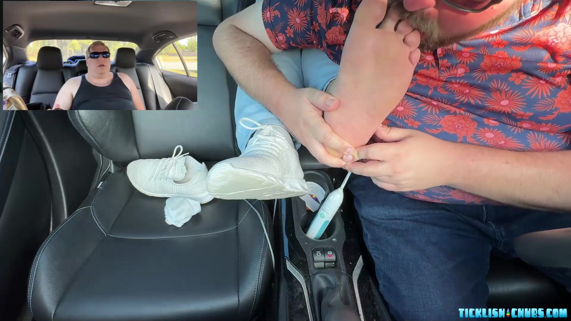 Nemo Caressing Matts Feet With His Tongue