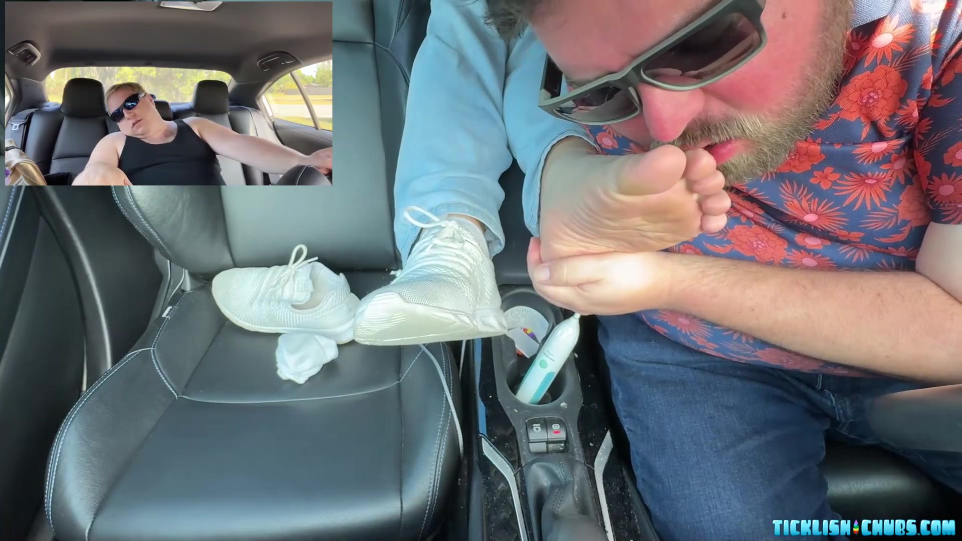 Nemo Caressing Matts Feet With His Tongue