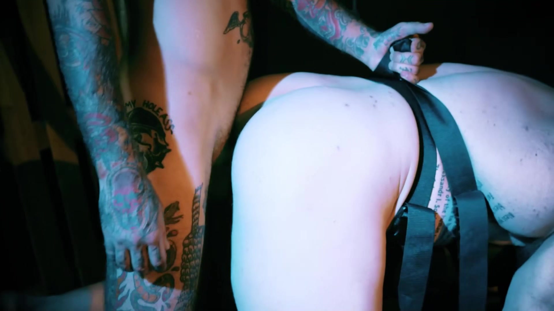 Skinny Ryan Sebastian forcibly shove his dick in subs mouth