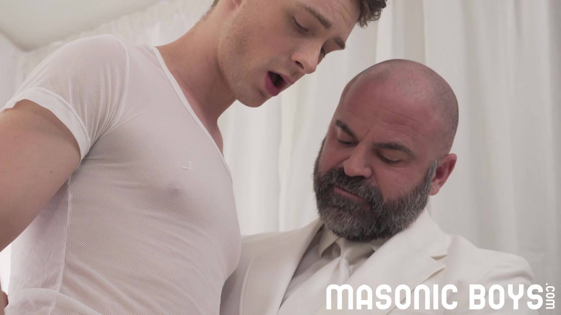 MasonicBoys Powerful church DILF Bishop Angus breeds cute sub twink