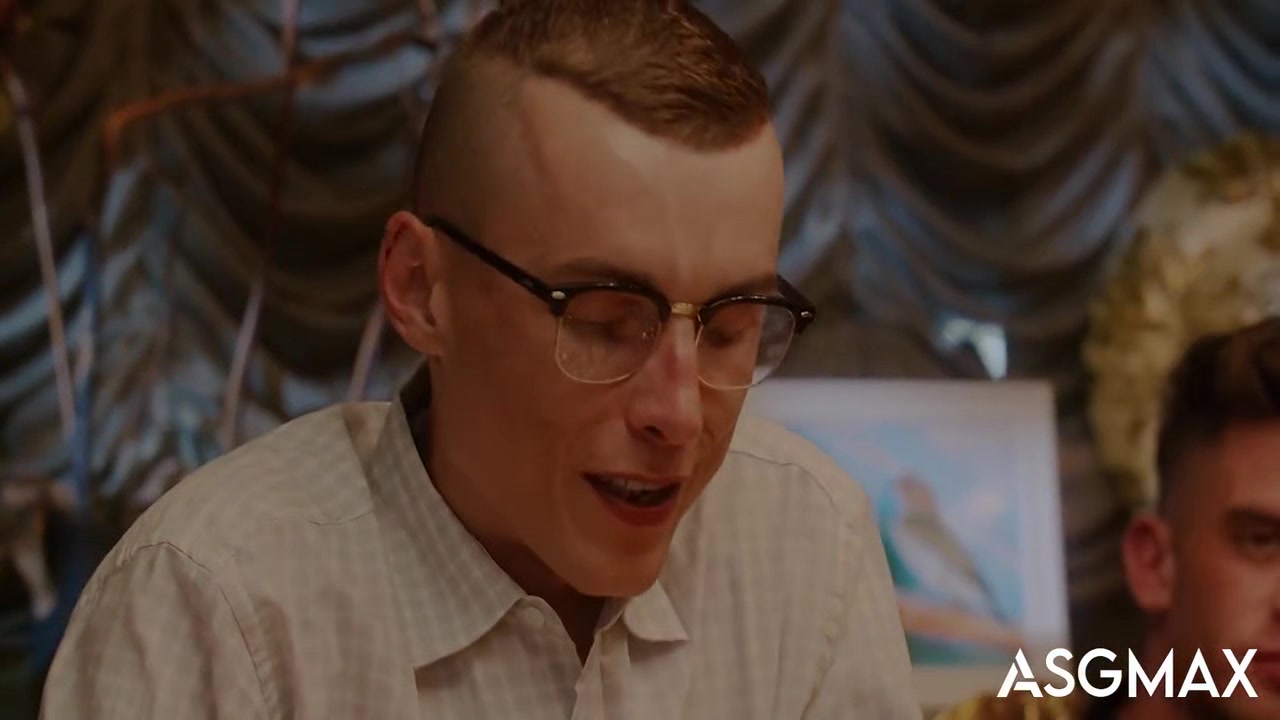 Hoss Kado Sneakily Jerked Off Under Dinner Table, Then Takes Roommates Dick