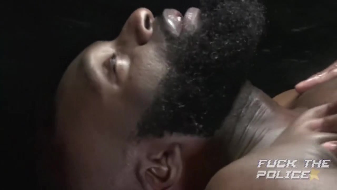 Two Hung Black Cops Fuck Detainee