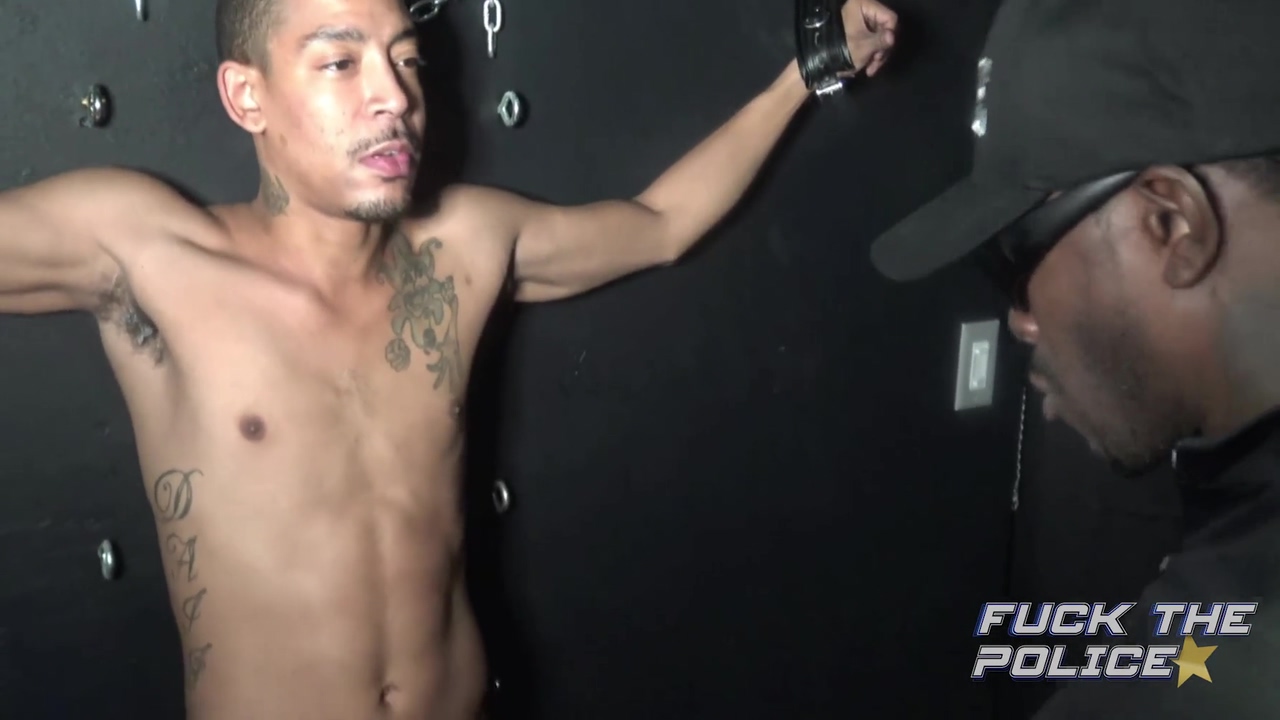 Big Dicked Black Cop Plays With Hot Young Black Ass