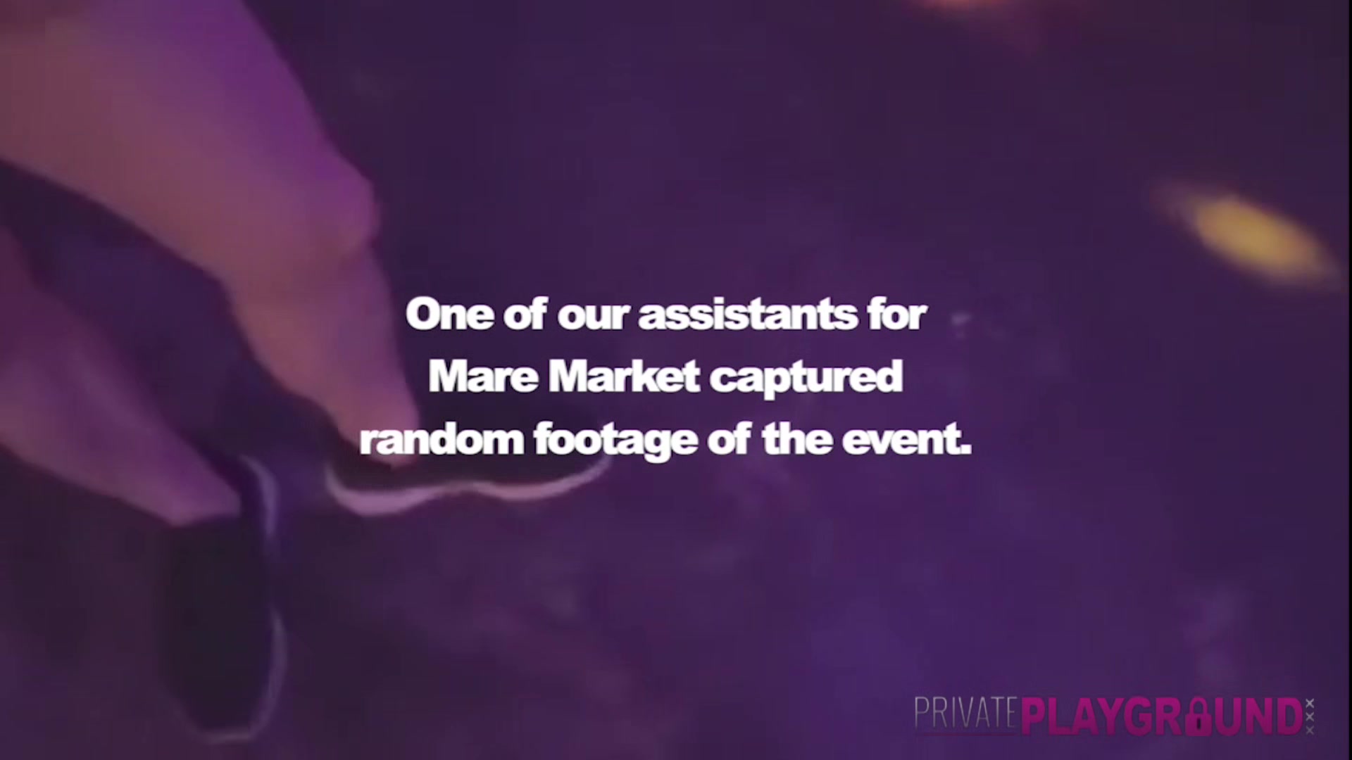 Mare Market Cellphone Footage - PrivatePlaygroundXXX