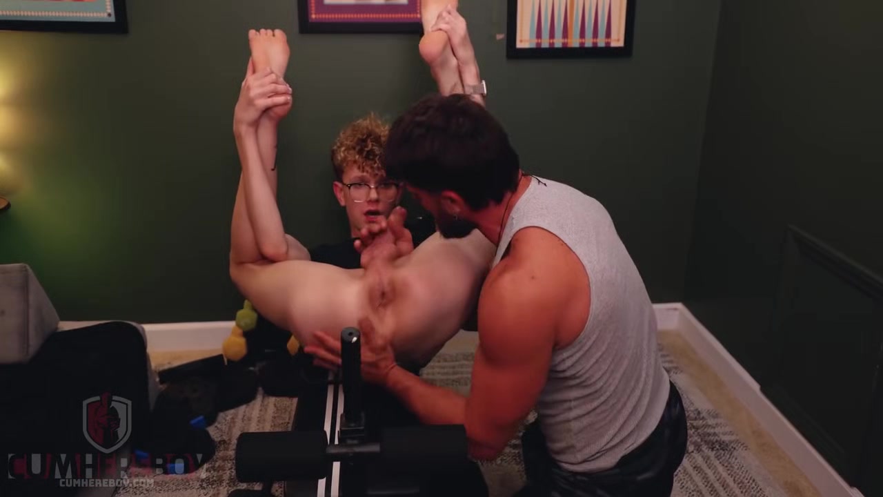 Foreign Exchange - The Workout - Heath Shows Noah Workout Tips - Oh No, Noah Needs A Massage. Lower. Right There