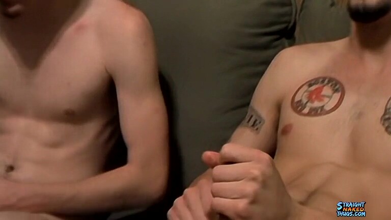 Straight Twinks Axel And His Buddy Wank Their Horny Cocks
