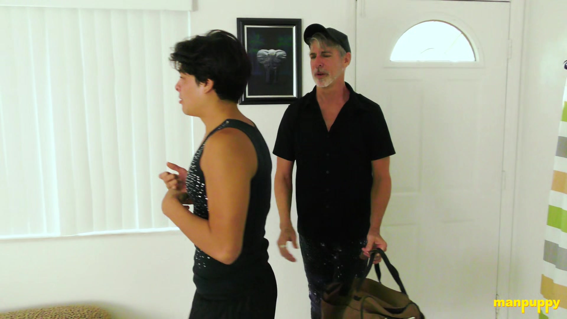 Mature Dude Makes Julian Jaden Kneel While Rimming His Ass