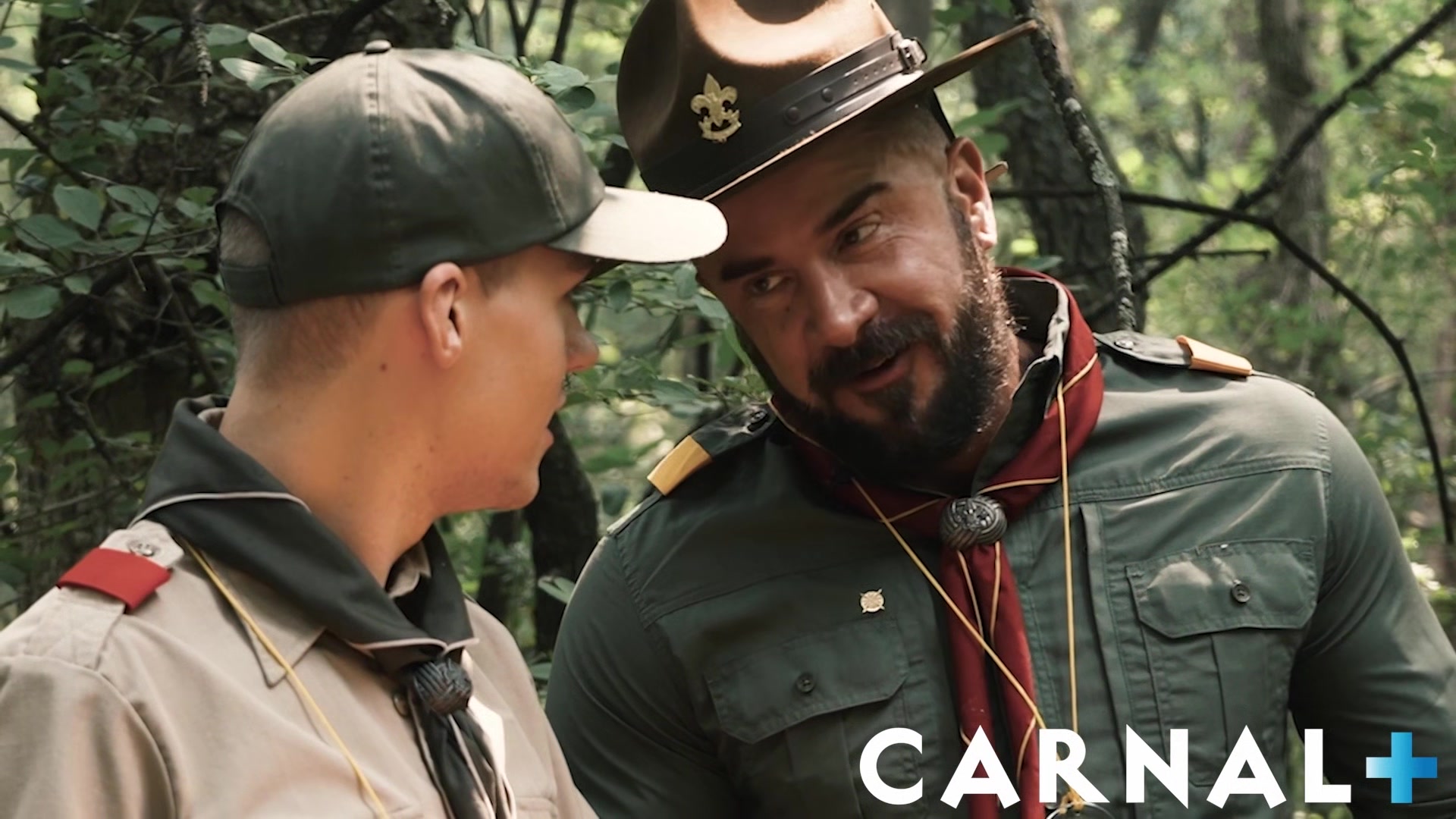 ScoutBoys Hot hung scout leader Jax Thirio fucks two boys in forest