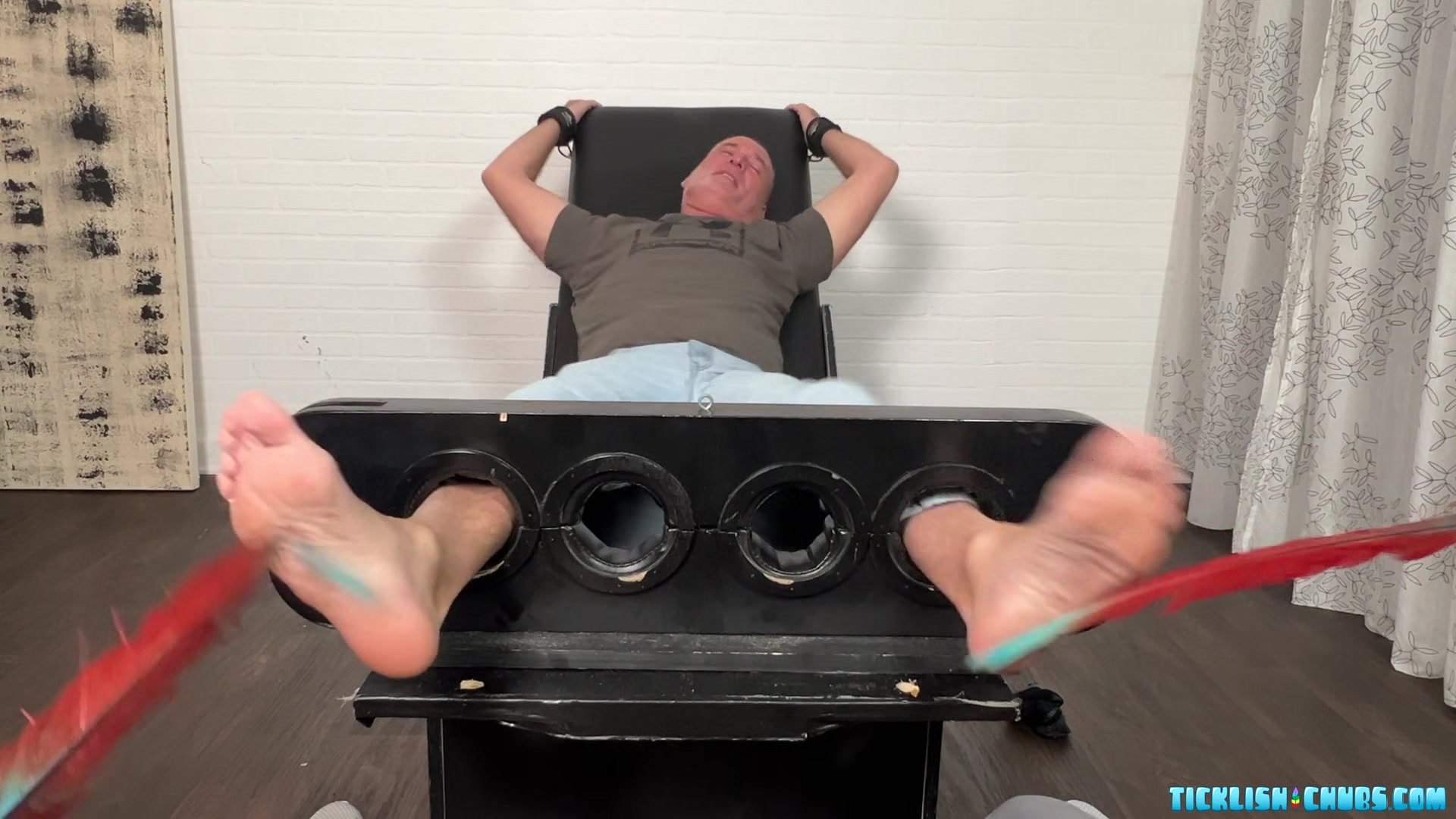Horny Bears Love To Keep Their Bounded Slave Happy