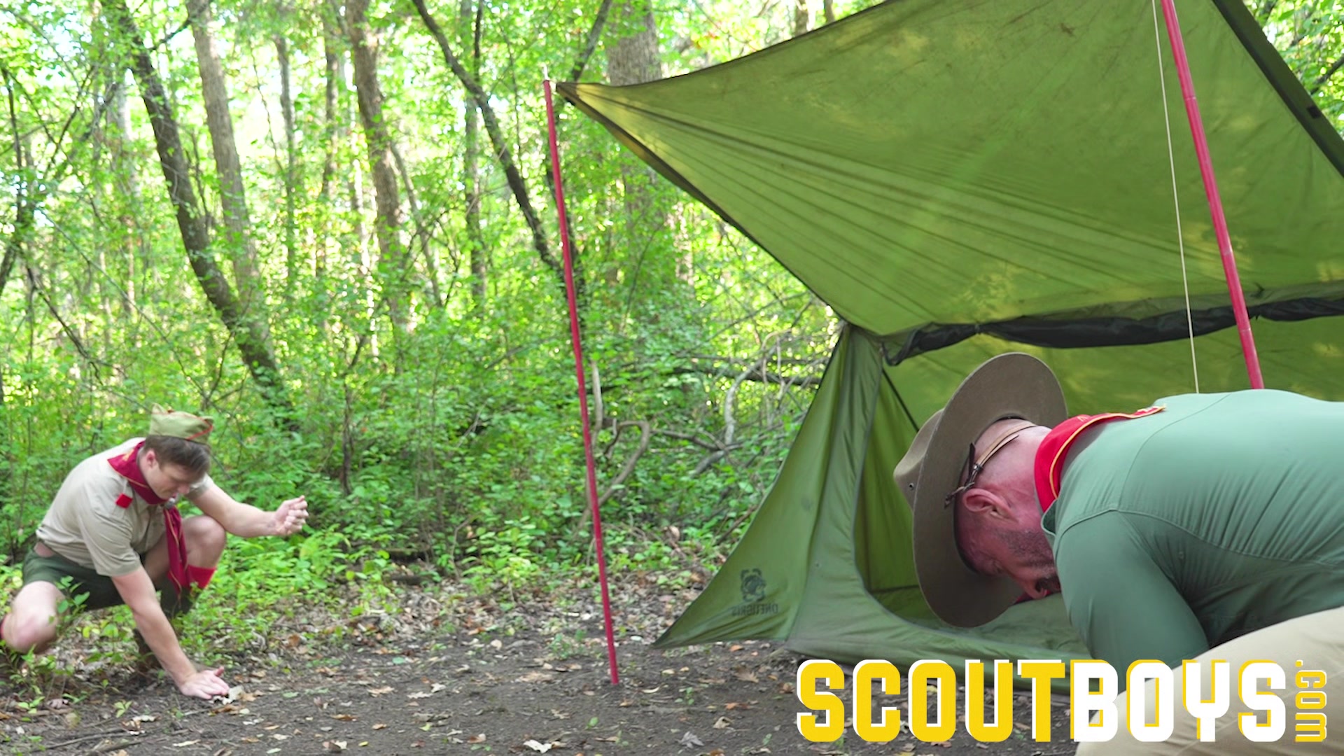 ScoutBoys Hot hung Scoutmaster Ace Banner raw fucks cute twink hard