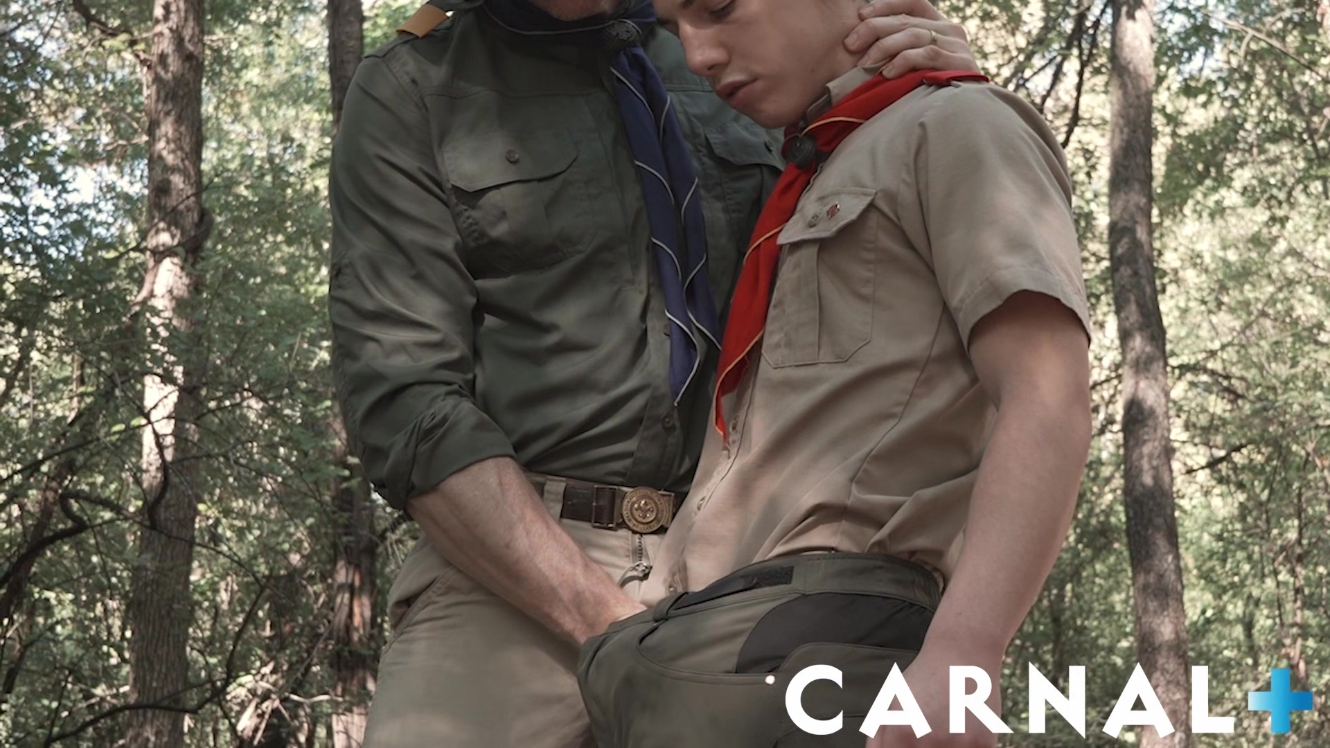 ScoutBoys Hung DILF Legrand Wolf raw fucks teen scout in woods