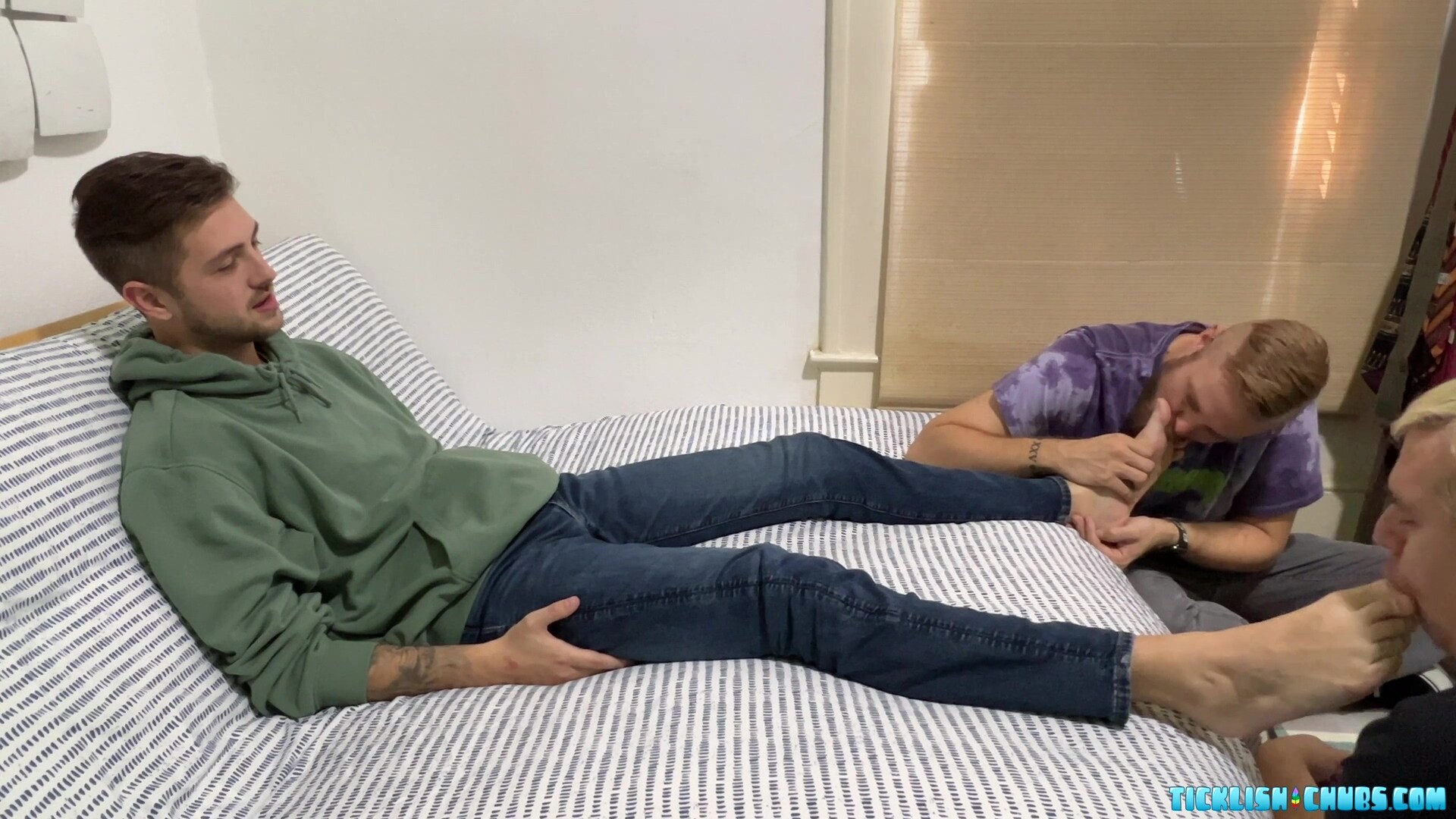 Straight Guy Found Himself Bounded For A Ticklish Adventure
