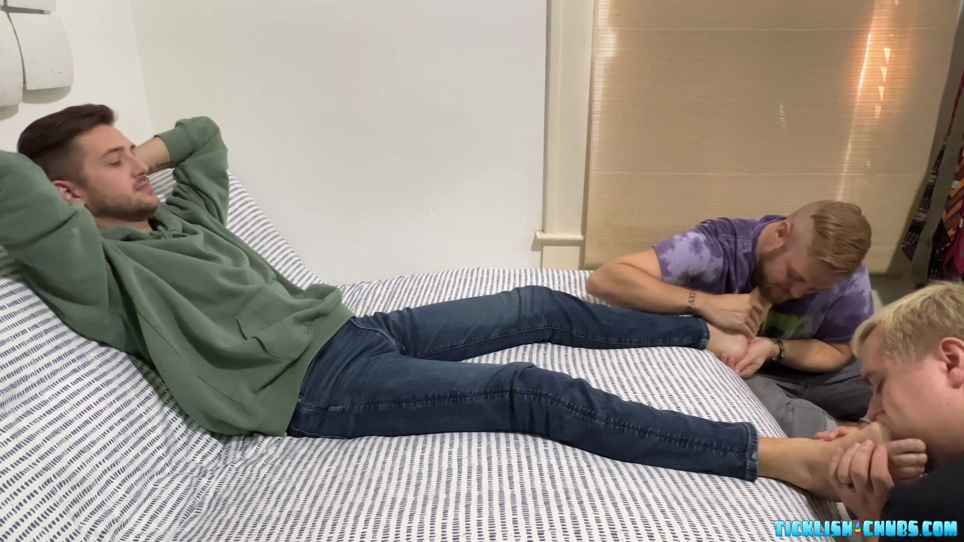 Straight Guy Found Himself Bounded For A Ticklish Adventure