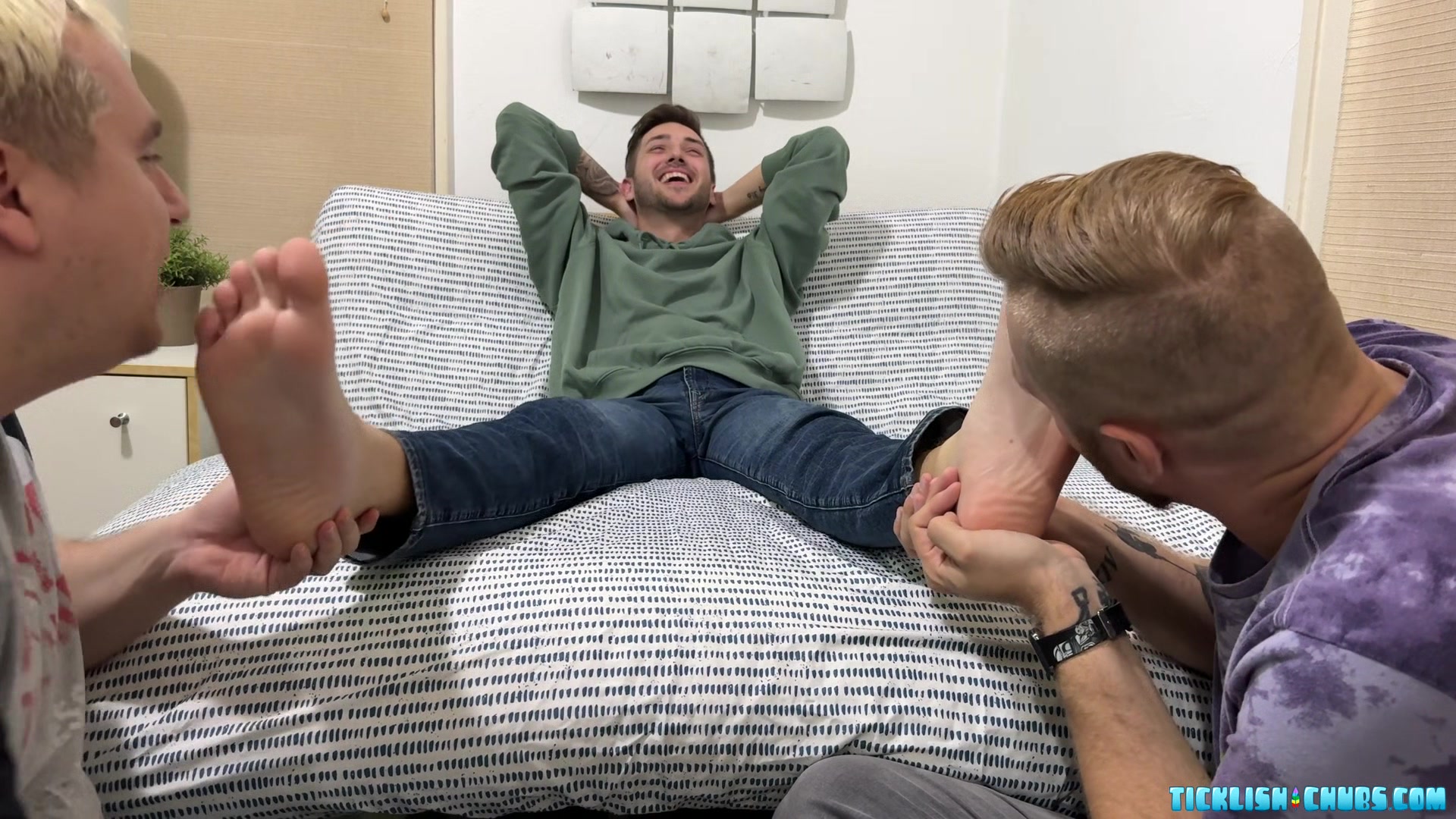 Straight Guy Found Himself Bounded For A Ticklish Adventure