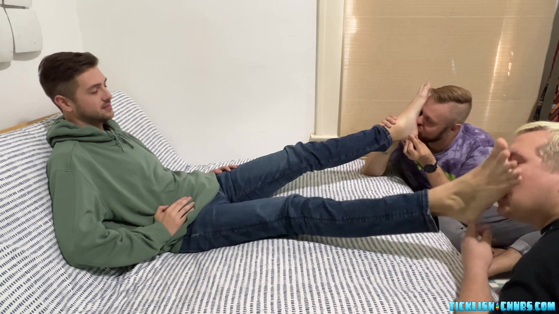 Straight Guy Found Himself Bounded For A Ticklish Adventure