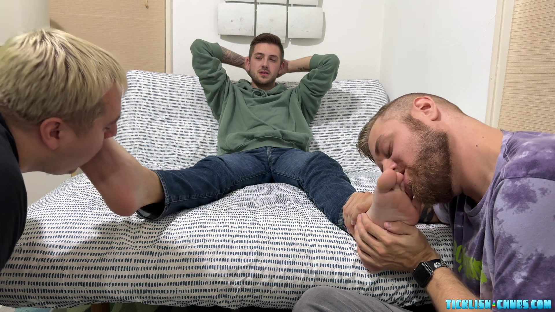 Straight Guy Found Himself Bounded For A Ticklish Adventure