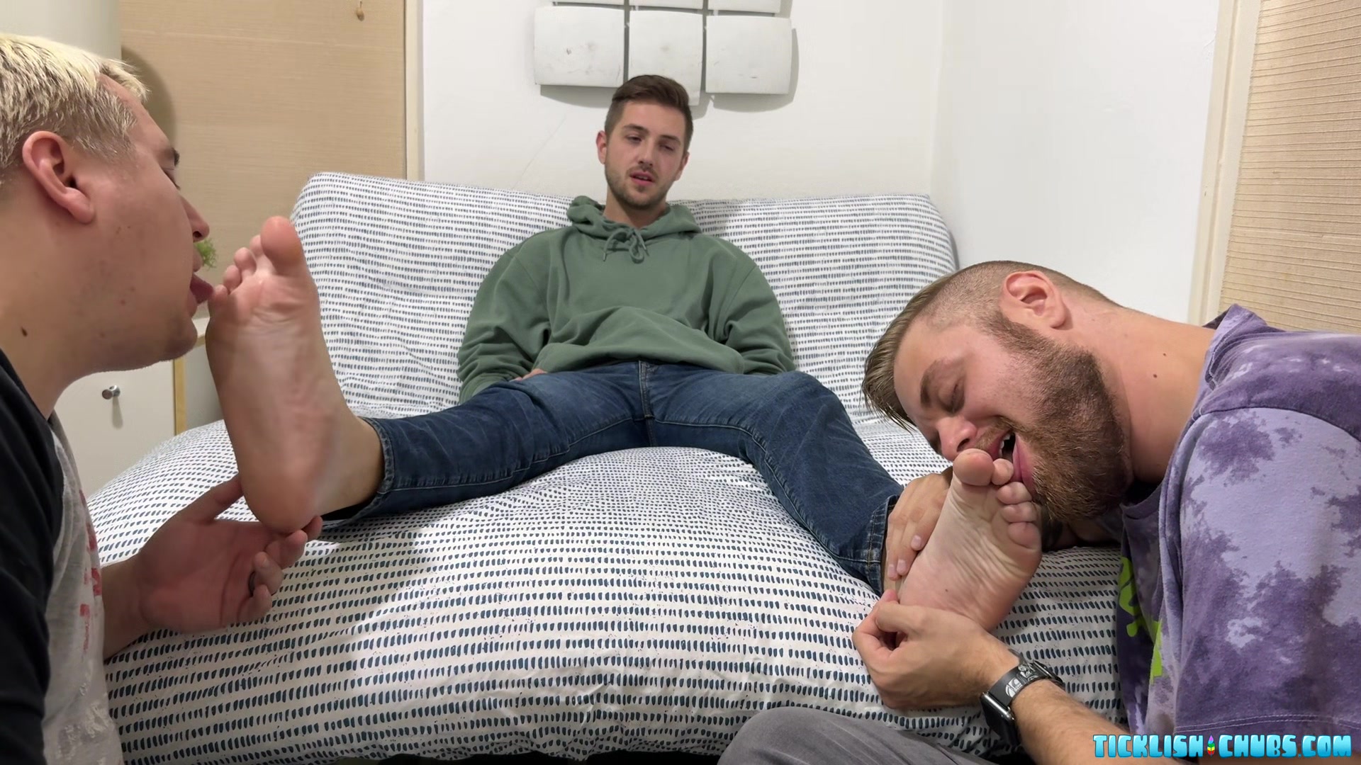 Straight Guy Found Himself Bounded For A Ticklish Adventure