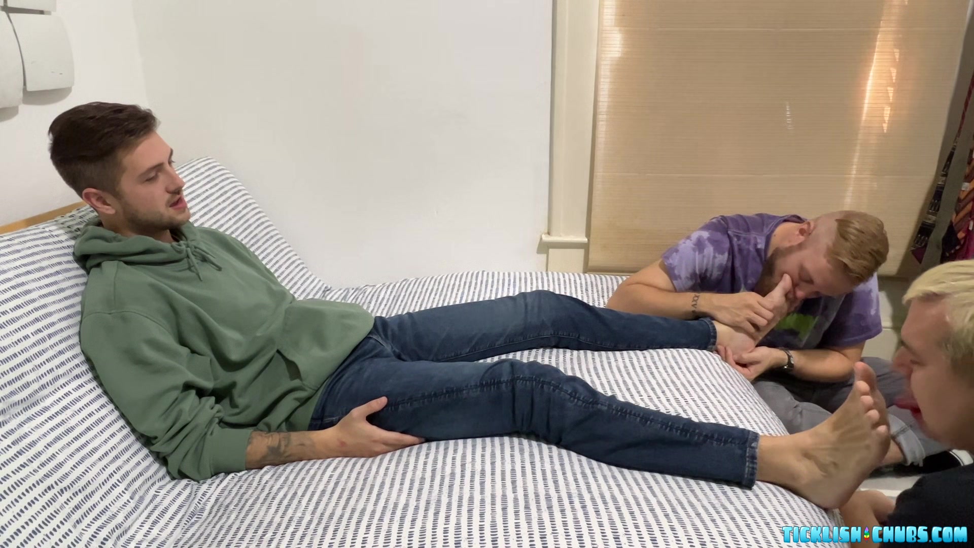 Straight Guy Found Himself Bounded For A Ticklish Adventure