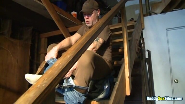 Muscular Worker Butch Loves Playing His Big Dick