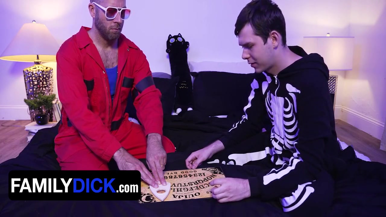 Ouija Fuck My Ass? Stepdaddy Comforts Scared Stepson Halloween Special 17 Min