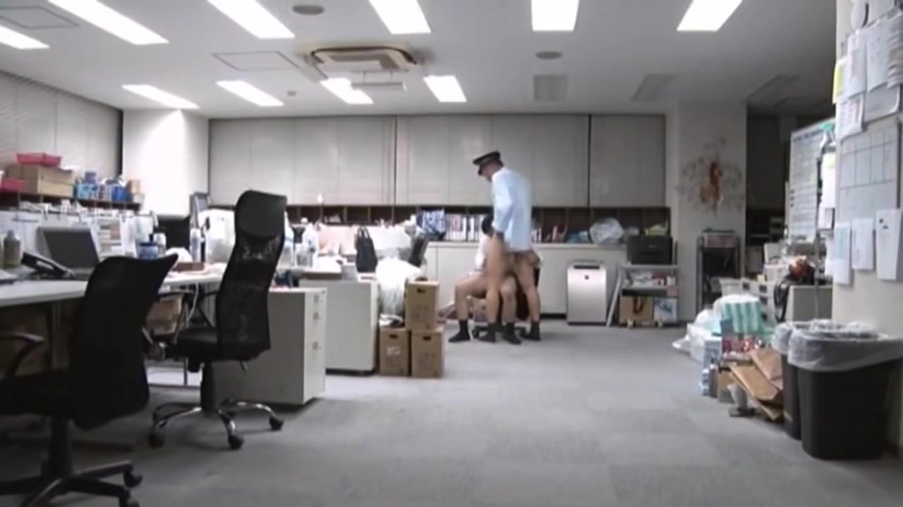 Get Caught By Horny Security Staff After Office Hours