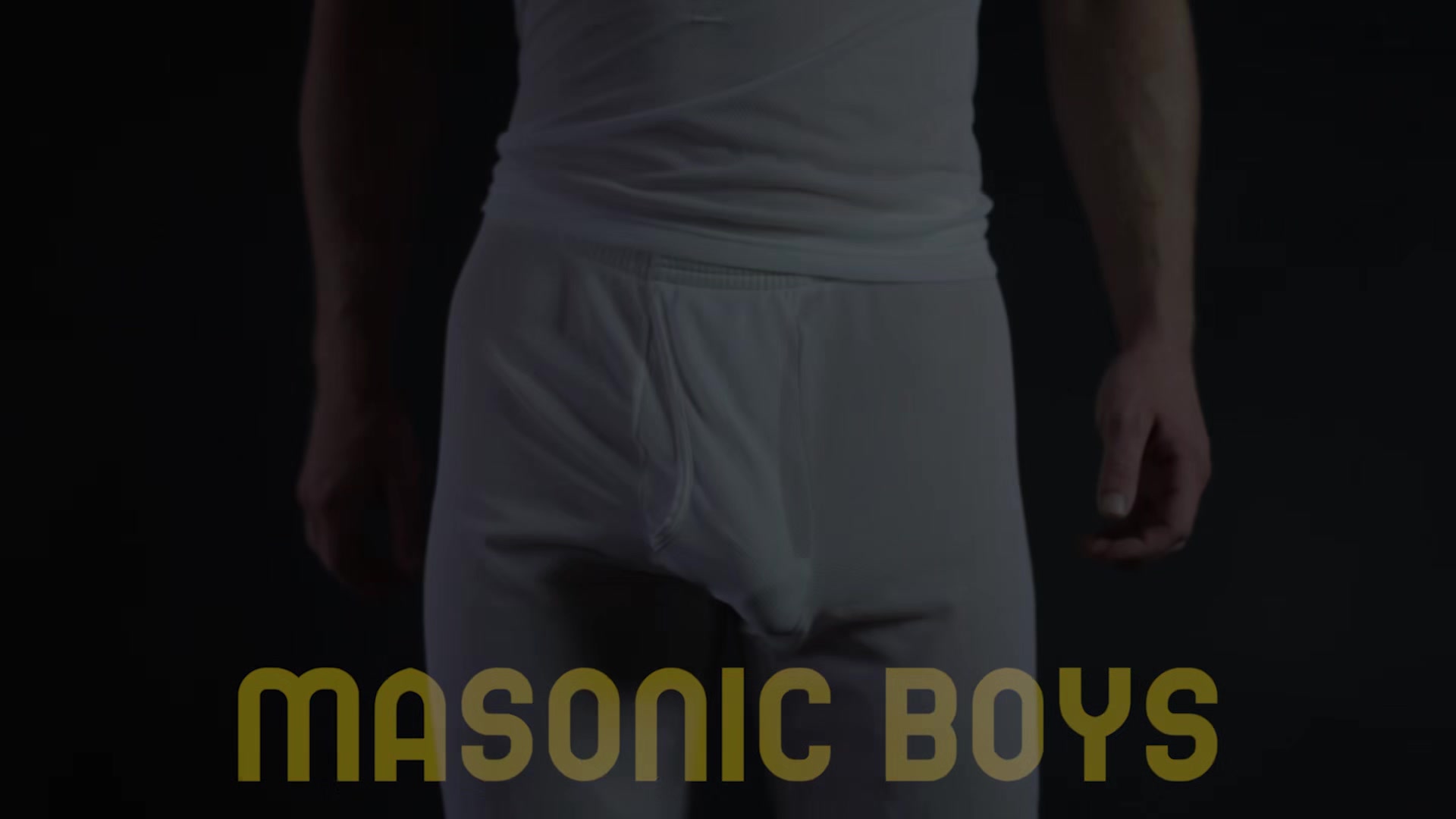 MasonicBoys Sexy mustached DILF Reece Scott spanks hot cute twink