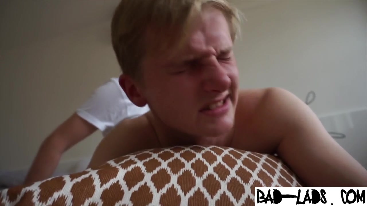Cute ass twink gets a hard spanking