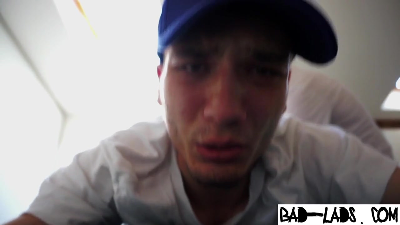 Teen boy's smooth ass goes over daddy's knee