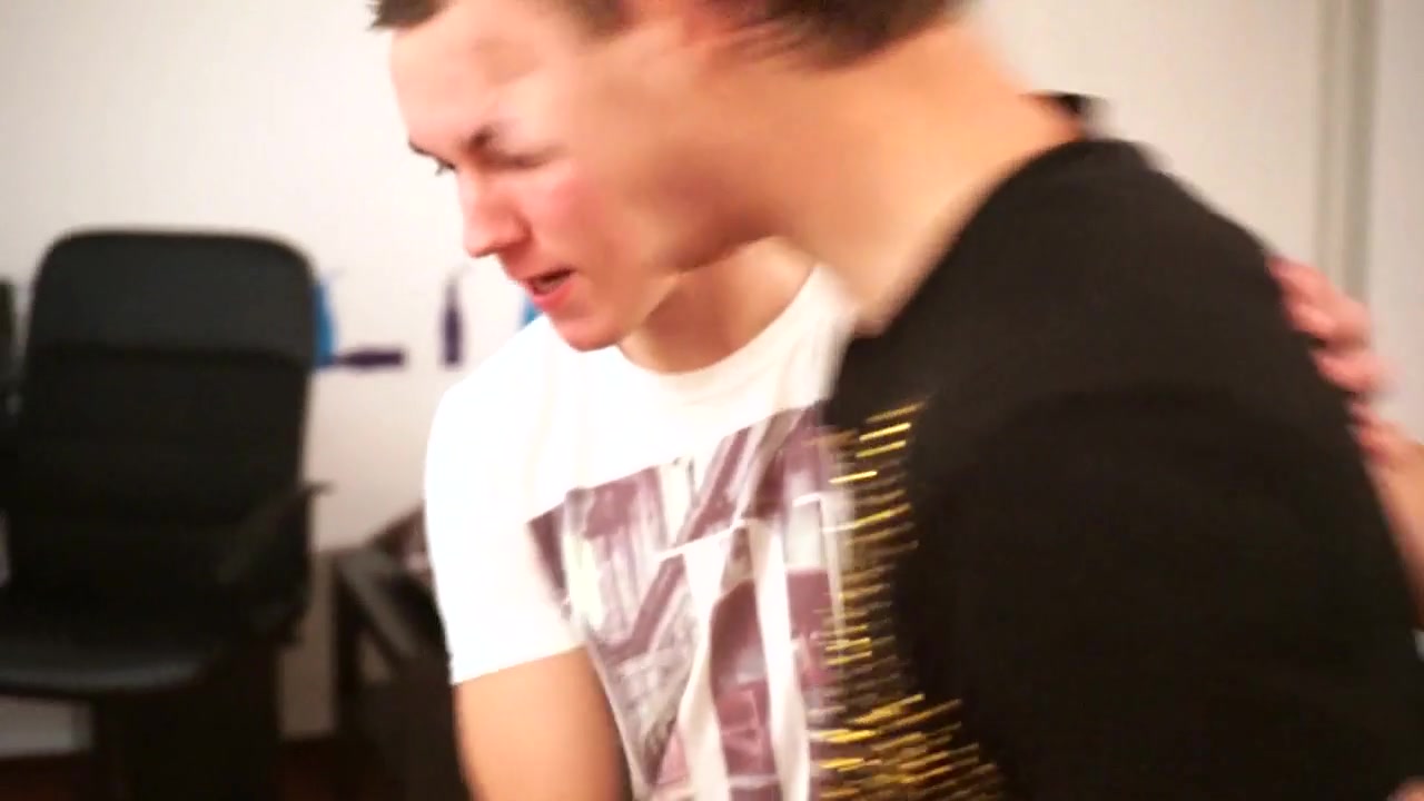 Spanked 18yr old Eats Own Cum