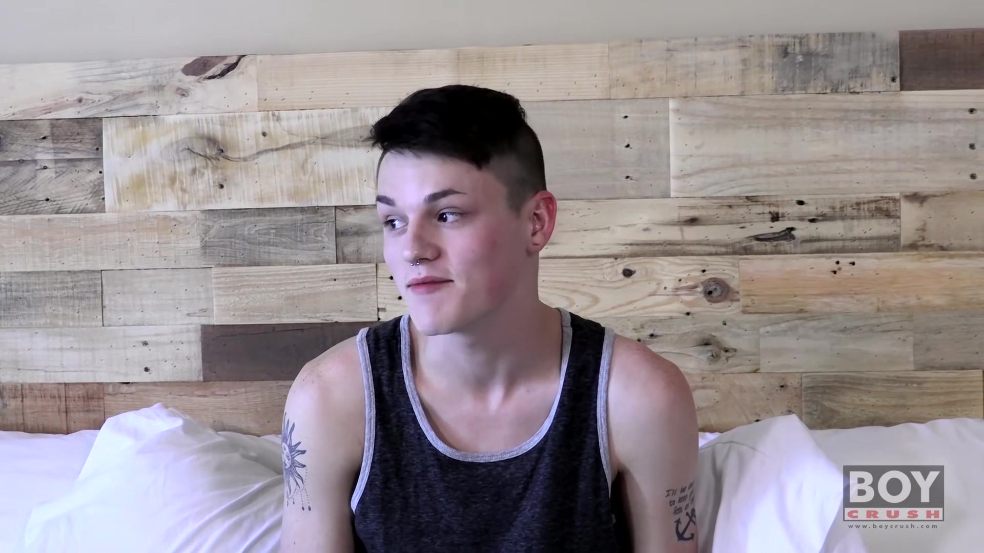 Tattooed Avery Jones Cant Stop Stroking His Massive Dick