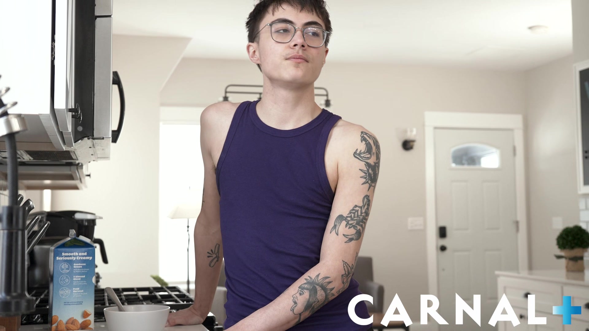 Dillon Stone laps up trans twink’s juicy wet pussy
