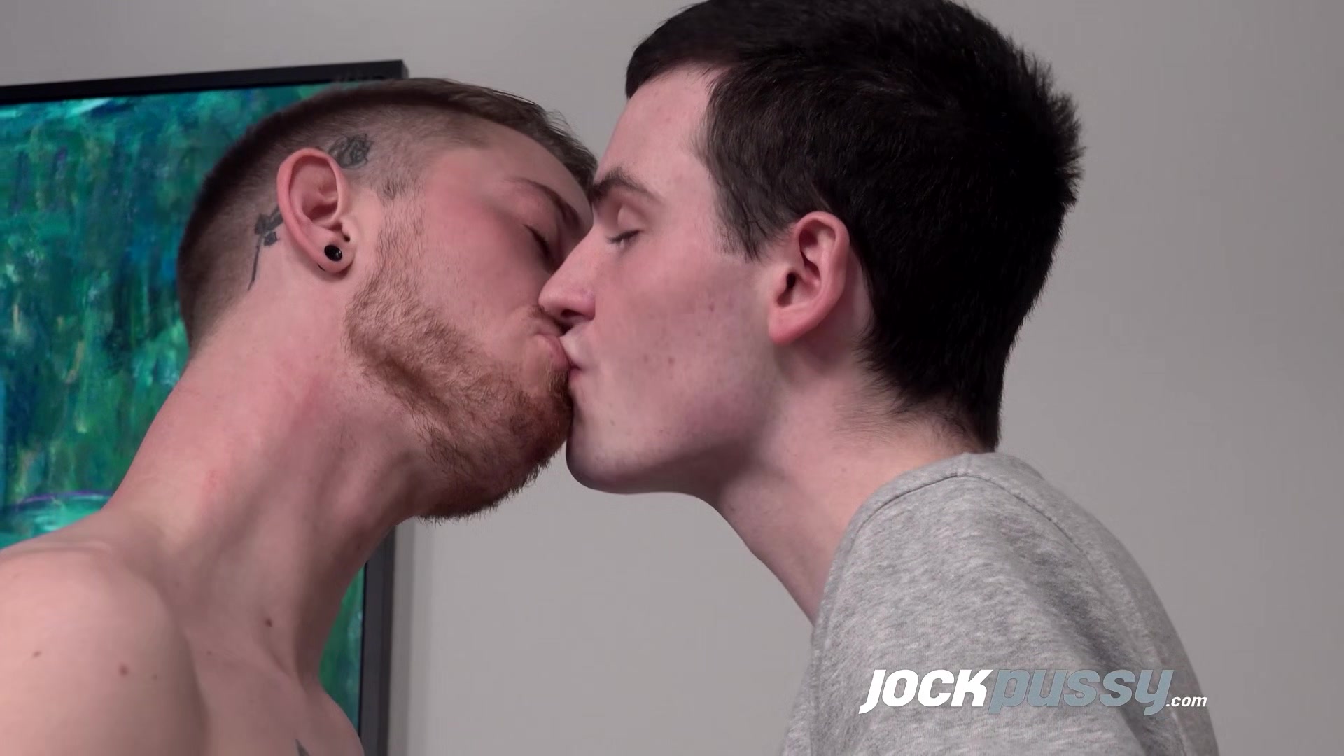 JockPussy Trans twink Declan Gray gets bred by slim top with big cock