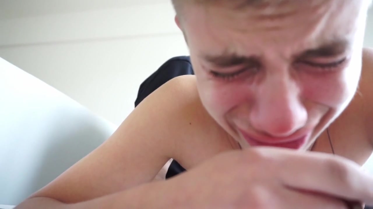 Boy with beautiful bubble bum shocked by 1st spanking