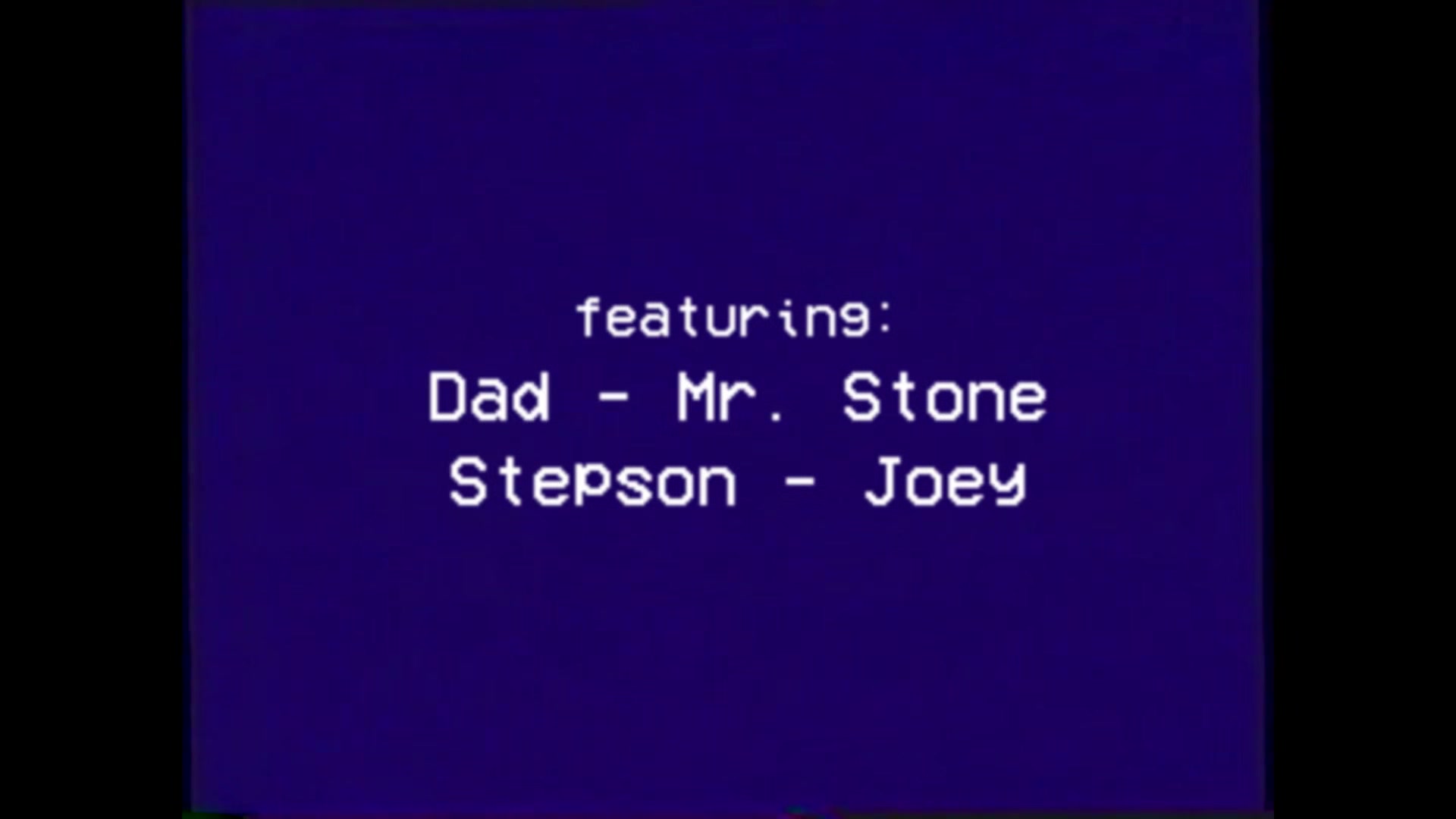 The Stone Family Tape 1 - Content
