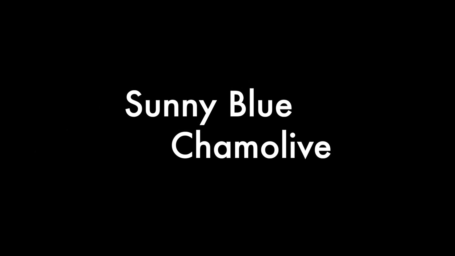 Sunny Blue And Chamolive