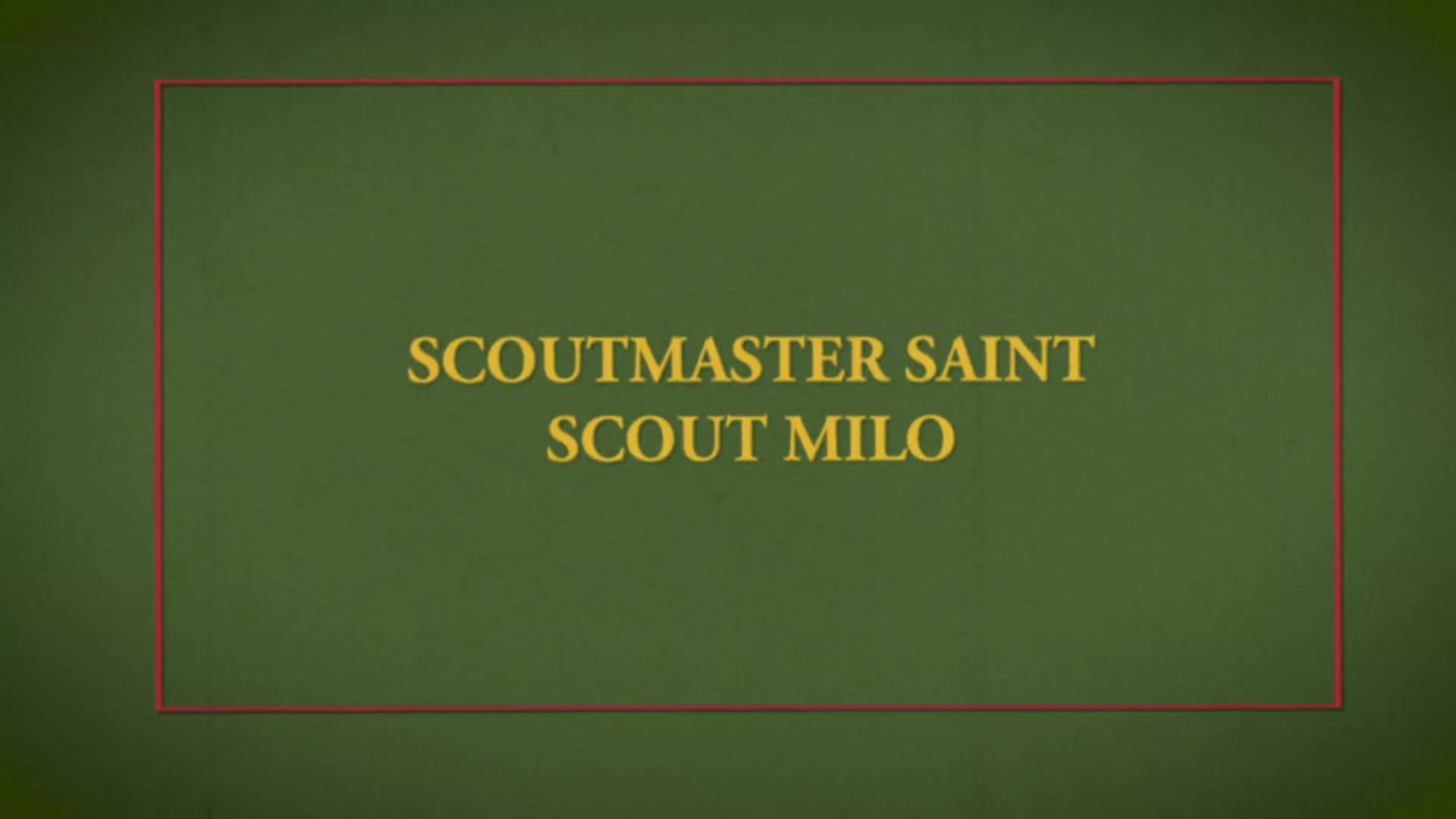 Scout Milo Chapter 1 - The Pledge