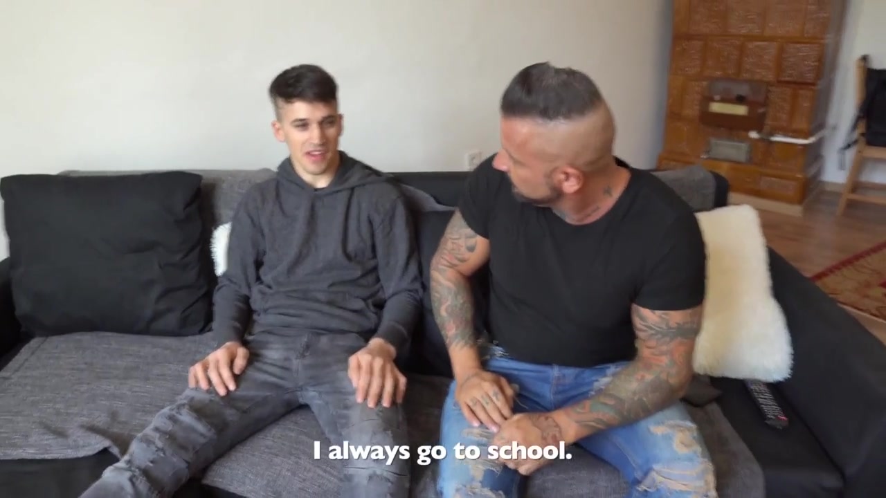 Blonde Teen Spanks and Fucks his mate