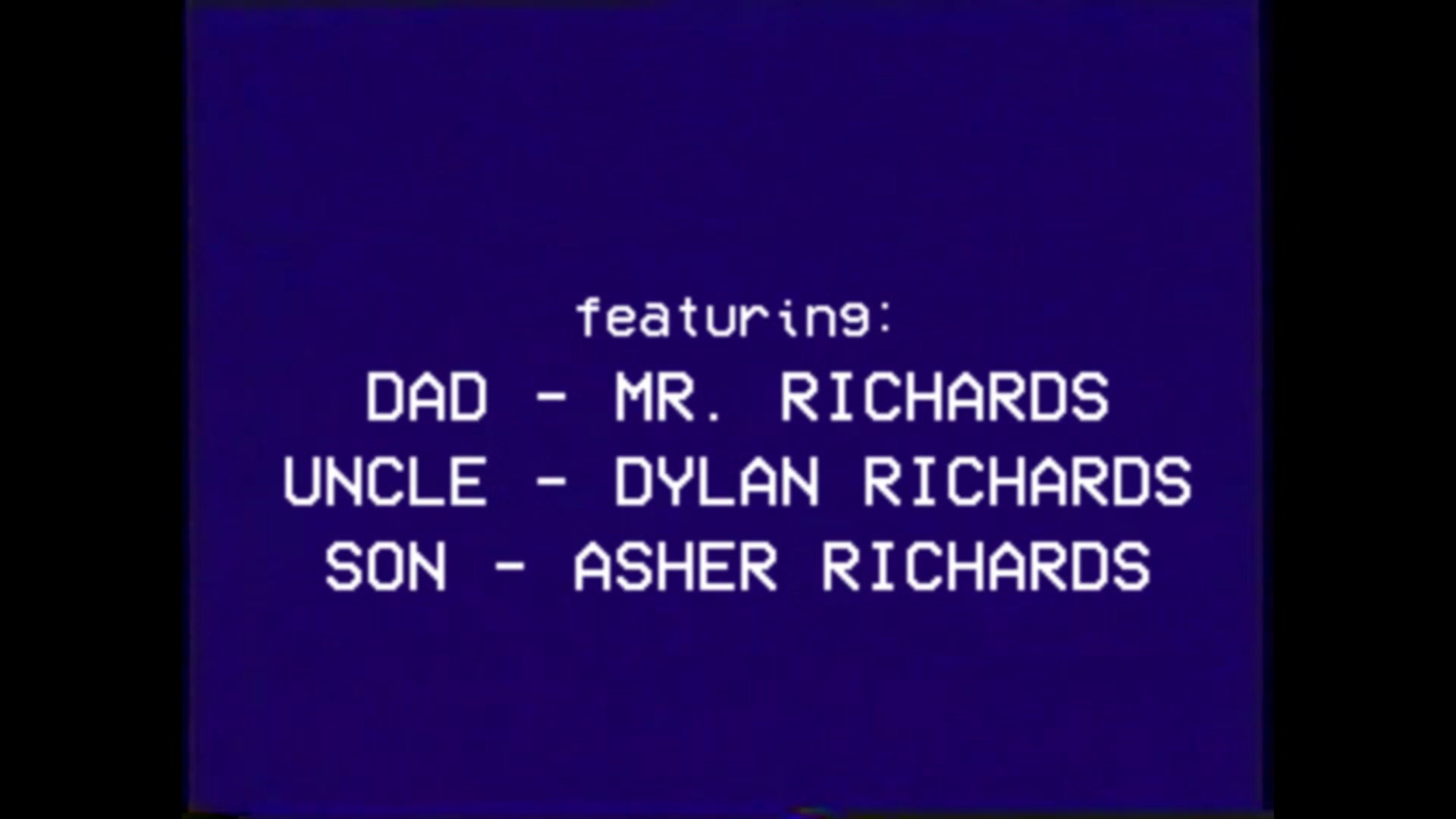 The Richards Family Tape 18 - Go All Night